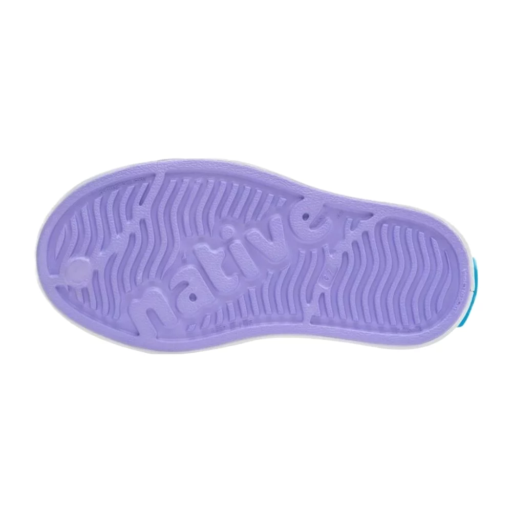 Native Shoes Jefferson Child (Little Kids/Big Kids) - Healing Purple/Shell White