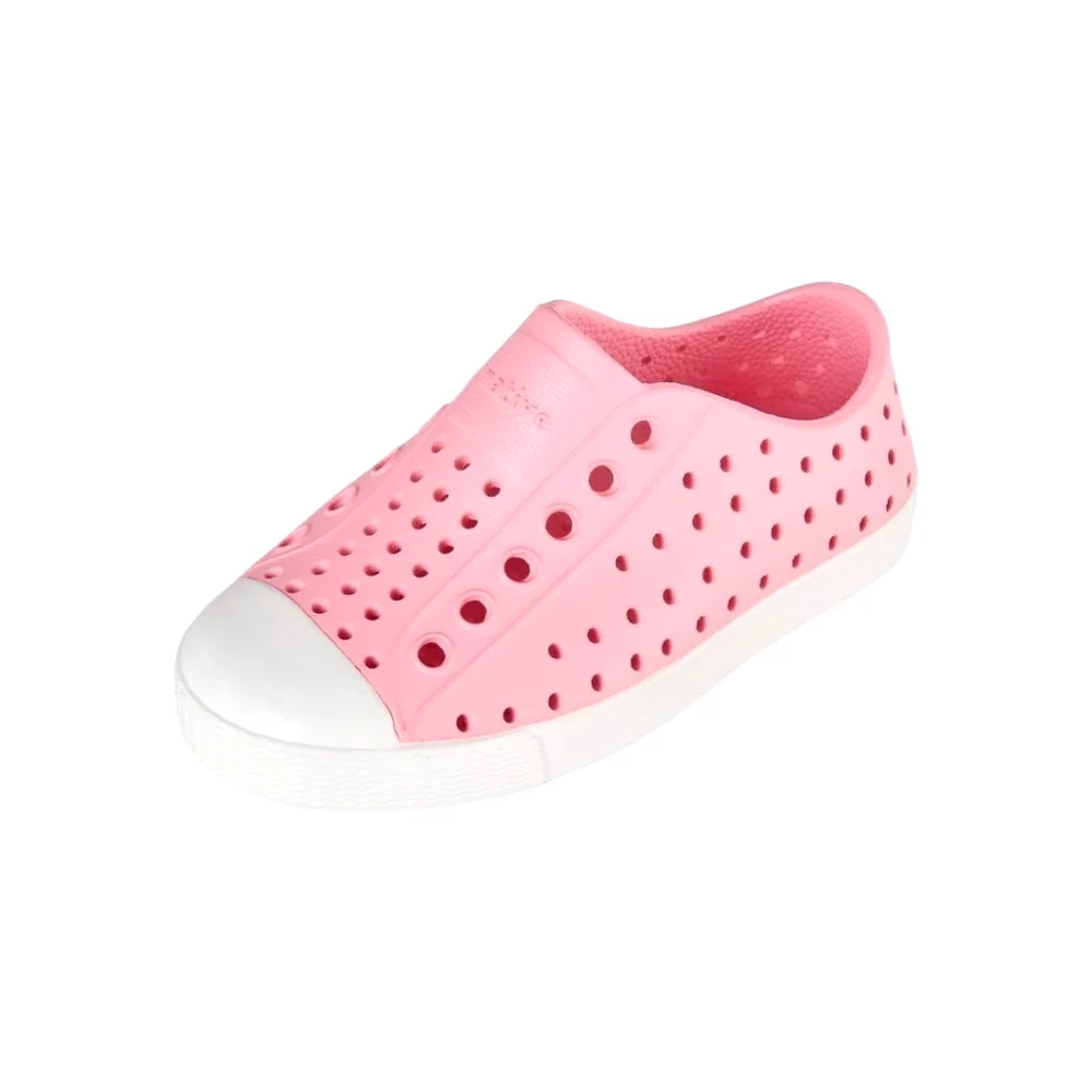 Native Shoes Jefferson Child (Little Kids/Big Kids) - Princess Pink/Shell White