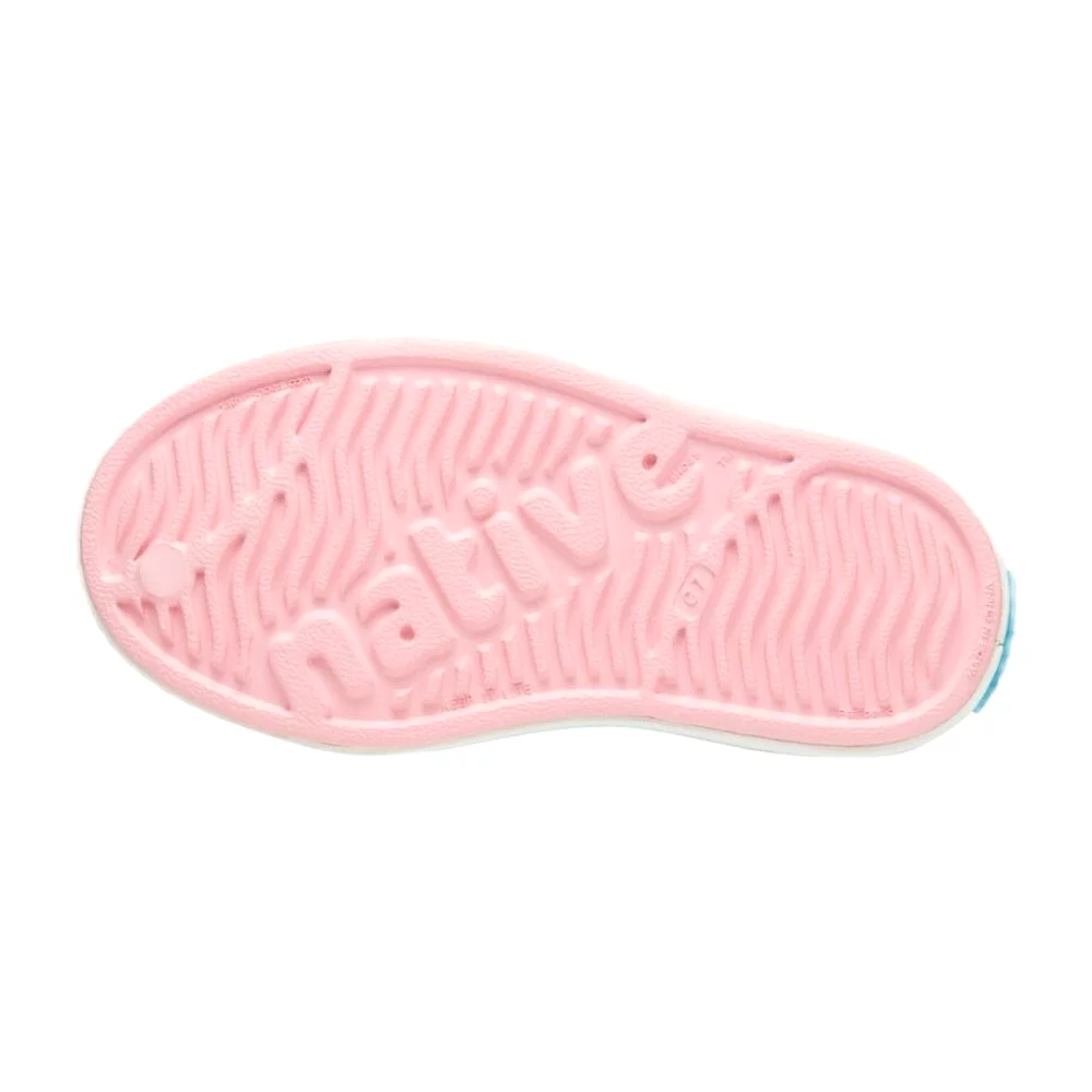 Native Shoes Jefferson Child (Little Kids/Big Kids) - Princess Pink/Shell White