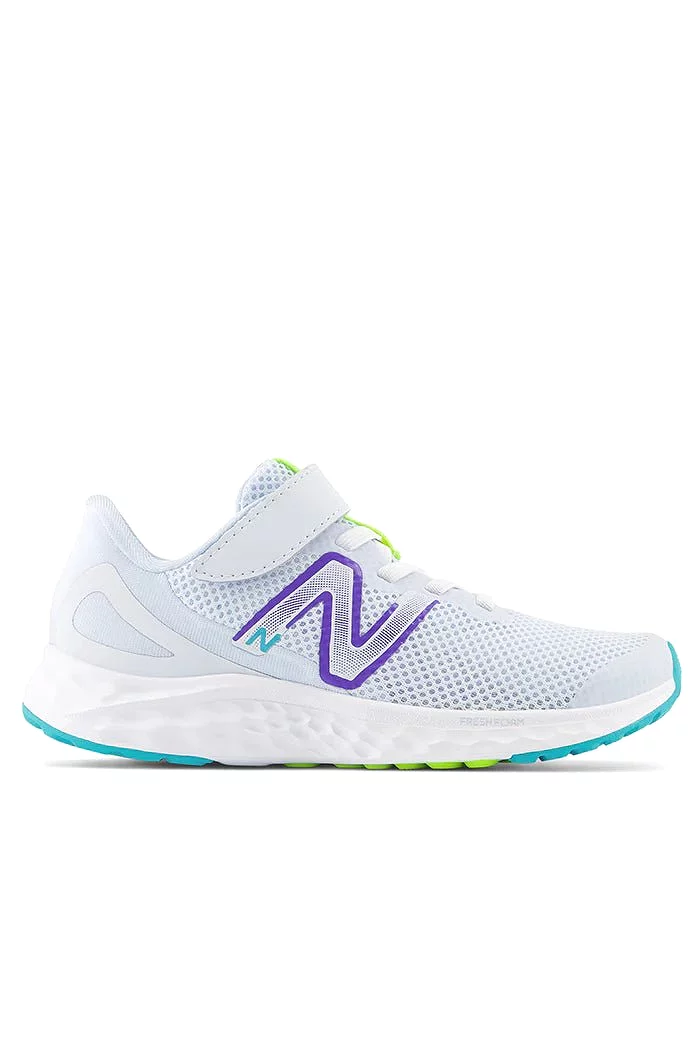 NEW BALANCE KIDS ARISHI V4 ICE BLUE/WHITE SHOES