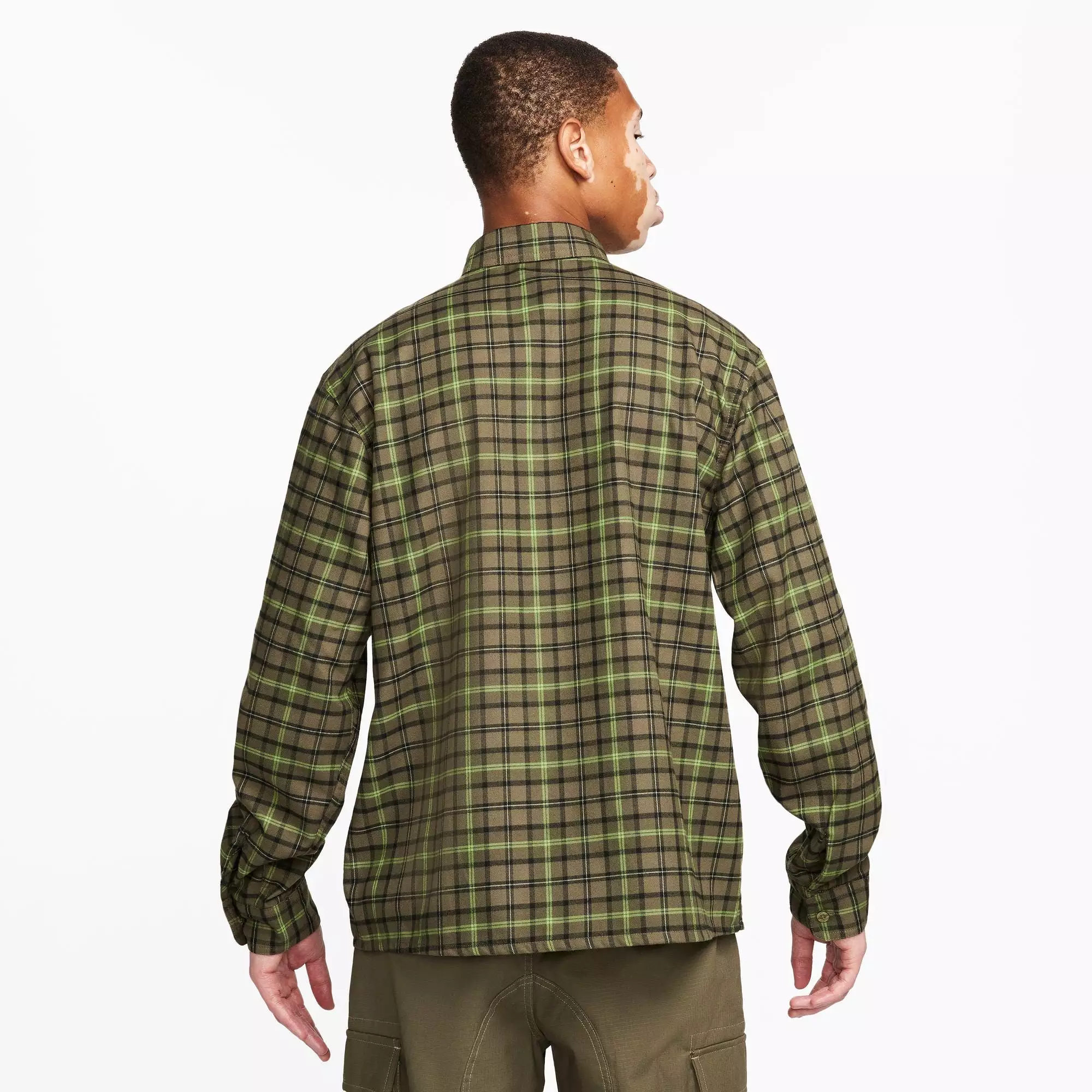 Nike SB Flannel Shirt Medium Olive/Cargo Khaki