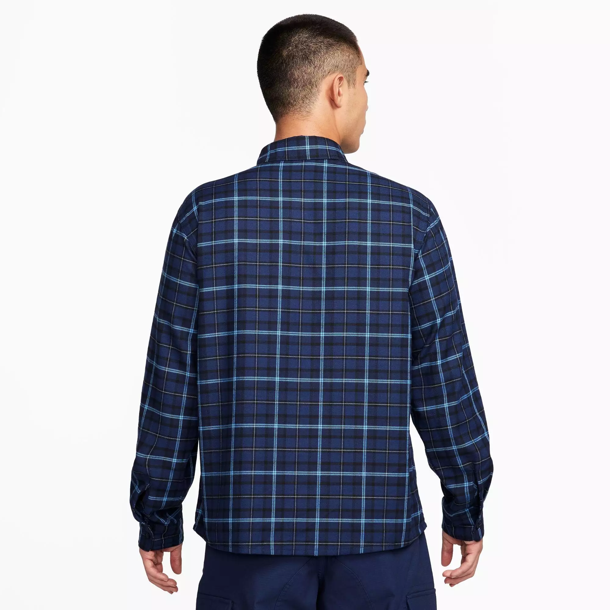 Nike SB Flannel Shirt Midnight Navy