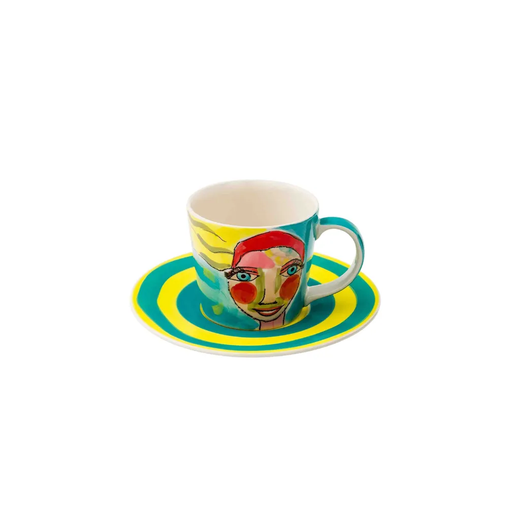 Olivia-0000025 Cup & Saucer Artist Lady