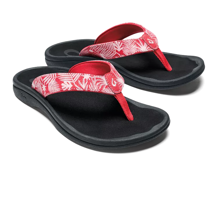 Olukai Women's Ohana - Lehua Flower/Onyx