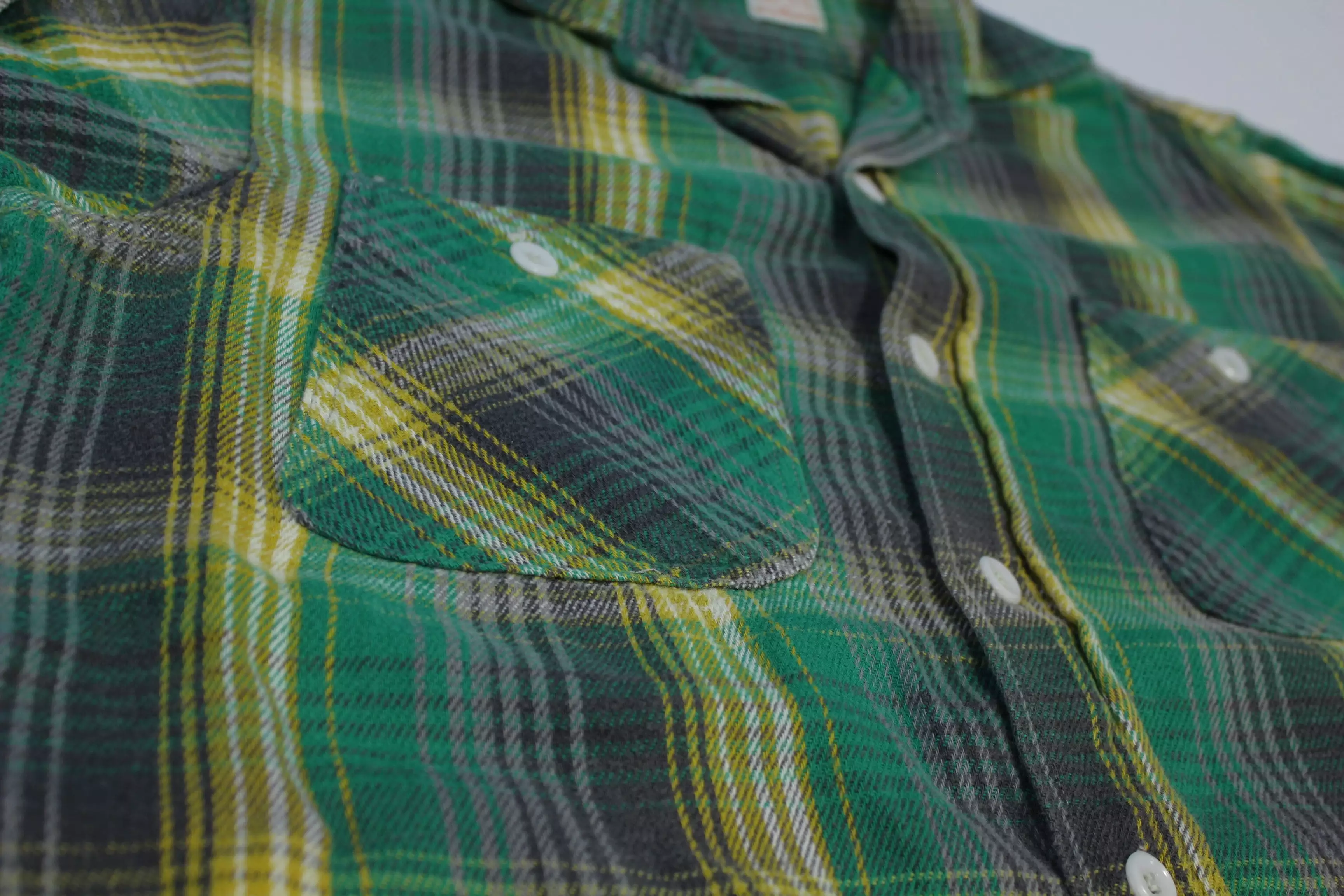 Penneys Sanforized Vintage 50's 60's Big Mac Plaid Lumberjack Flannel Shirt