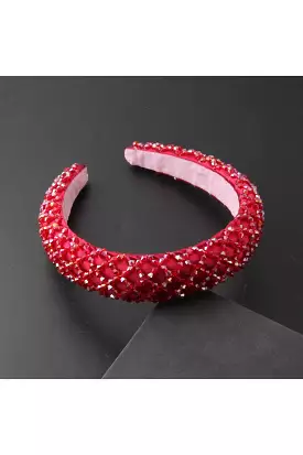 PICTURE PERFECT HEADBAND RASPBERRY