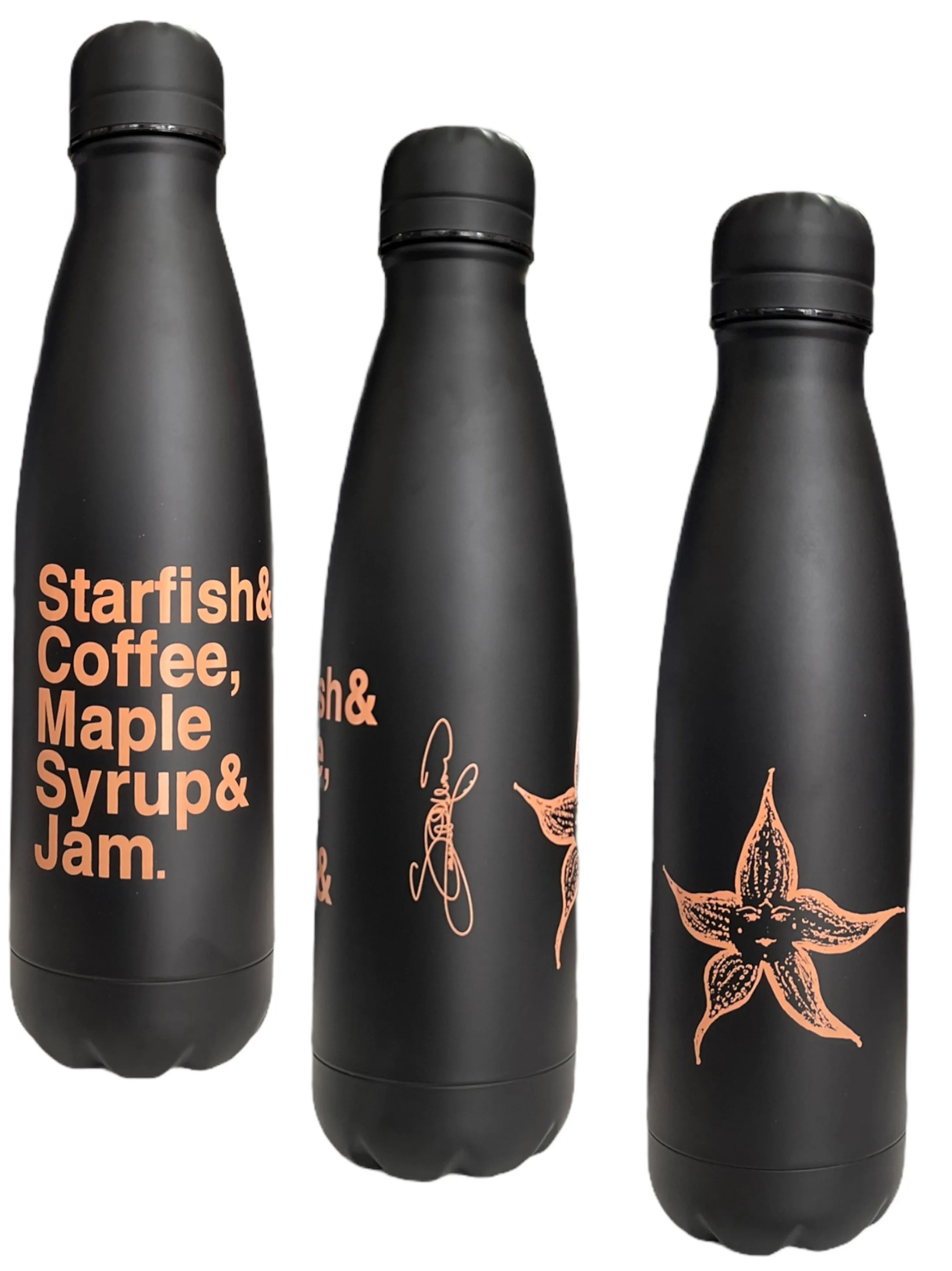 Prince – Starfish & Coffee Official Drinks Bottle Signature Edition Peach & Black Prince