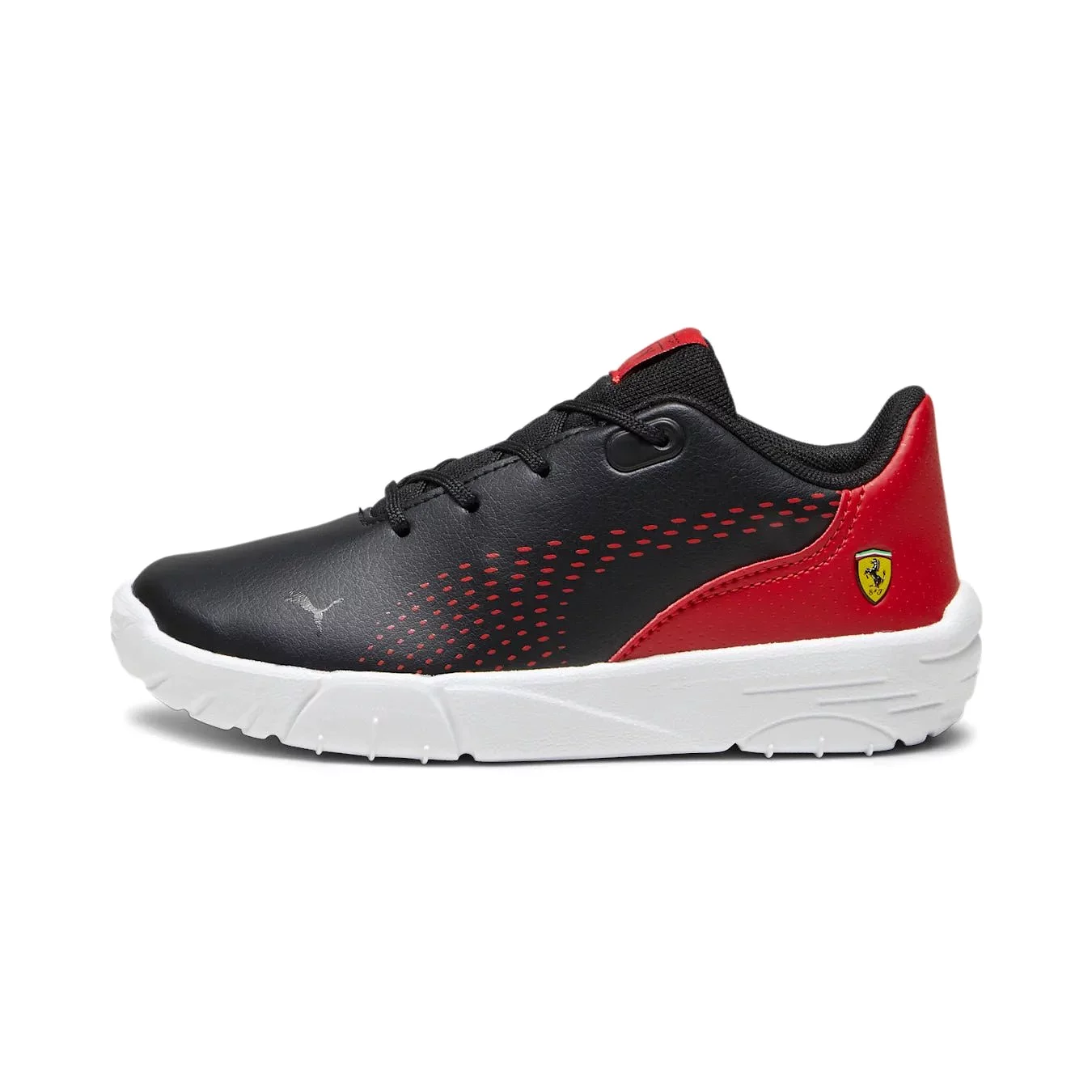 PUMA KIDS SCUDERIA FERRARI DRIFT CAT DECIMA MOTORSPORT BLACK/RED SHOE