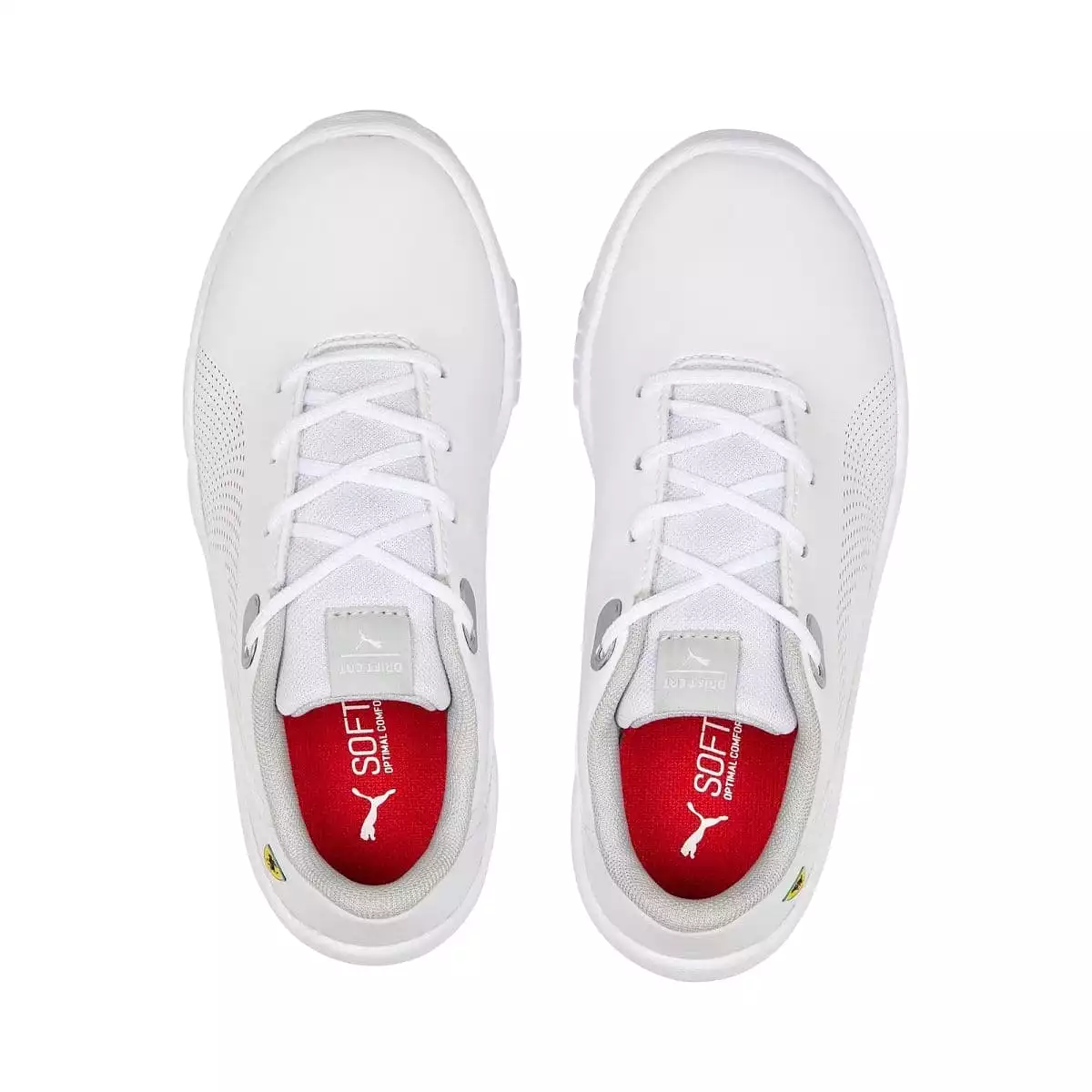 PUMA KIDS SCUDERIA FERRARI DRIFT CAT DECIMA MOTORSPORT WHITE SHOES