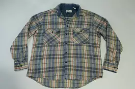 Sears Roebuck and Co. Vintage 80's Plaid Lumberjack Rugged Flannel Shirt