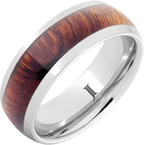 Serinium Desert Iron Wood Inlay Ring