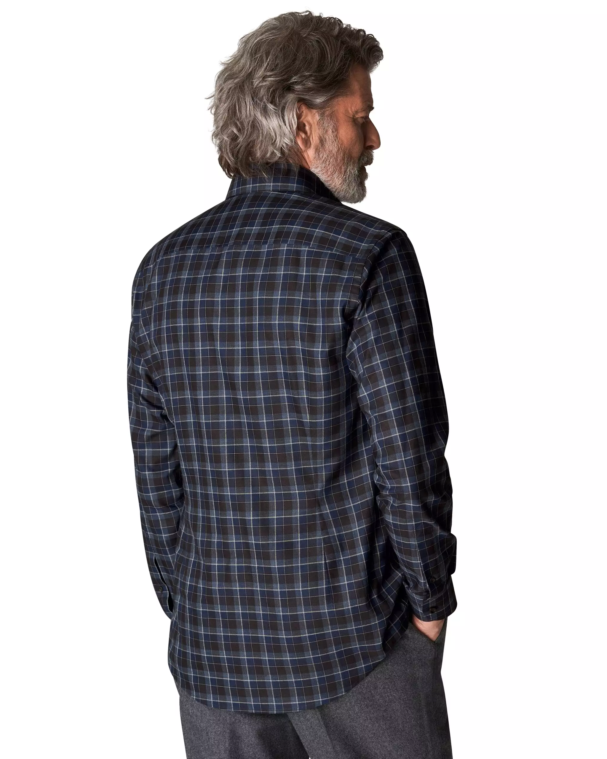 Slim Fit - Checked Flannel Shirt