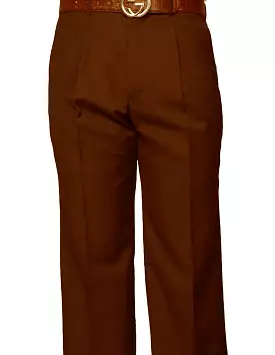 STATEMENT CLOTHING | REGULAR FIT PLEATED PANTS PA-200A-COPPER