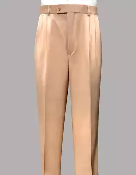 STATEMENT CLOTHING | REGULAR FIT PLEATED PANTS PA-200A-PEACH