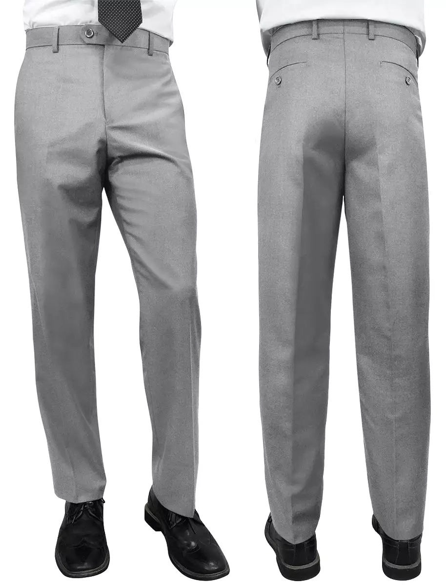 STATEMENT CLOTHING | SLIM FIT PANTS PL-100-GREY