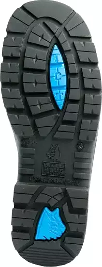 'Steel Blue' Men's 6 Hobart EH Steel Toe - Black