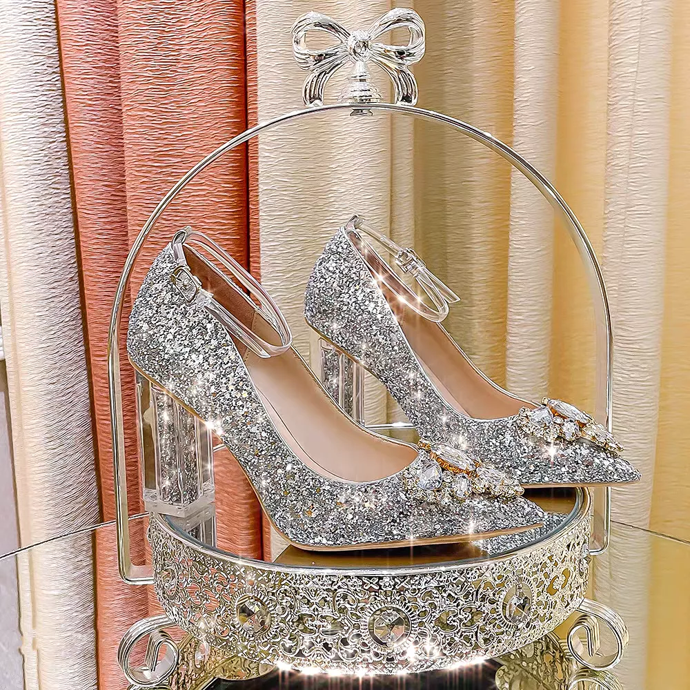 The Clarisbel Wedding Bridal Crystal Heels (Available in 3 colours)