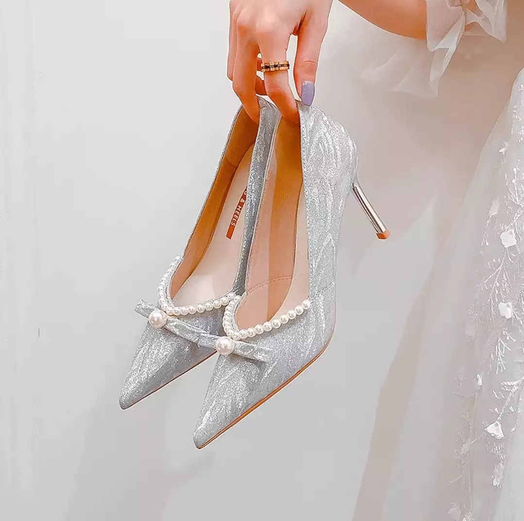 The Heather Wedding Bridal Heels