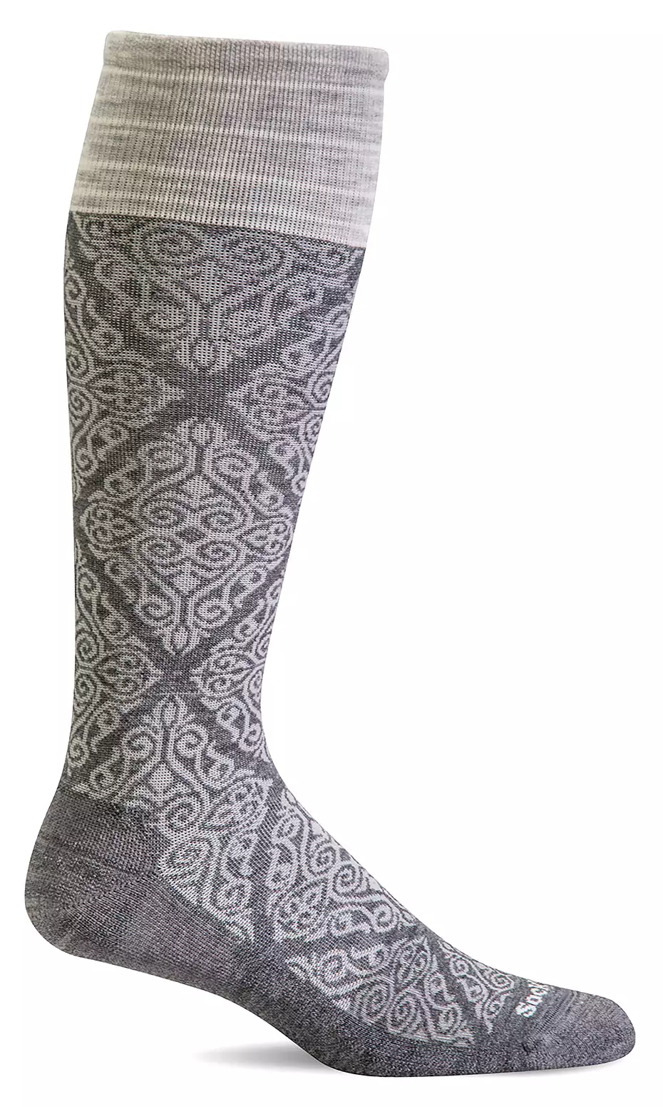 The Raj Knee-High - Charcoal Firm Compression (20-30mmHG)