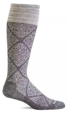 The Raj Knee-High - Charcoal Firm Compression (20-30mmHG)