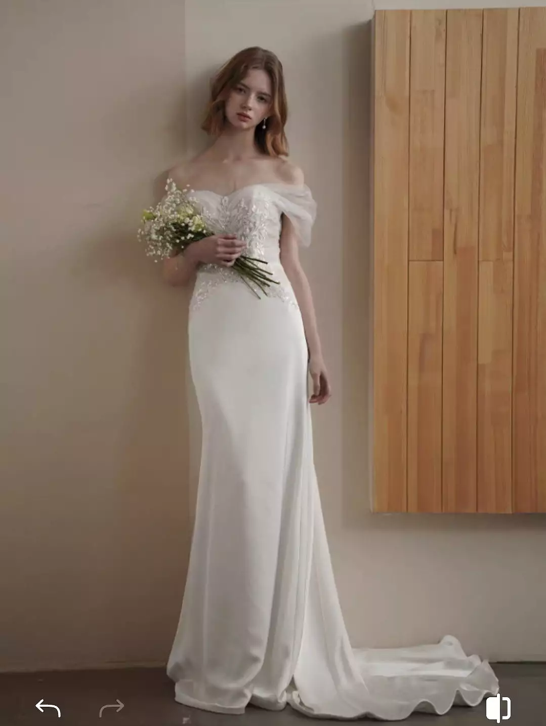 The Sage Wedding Bridal Off Shoulder Tulle Gown