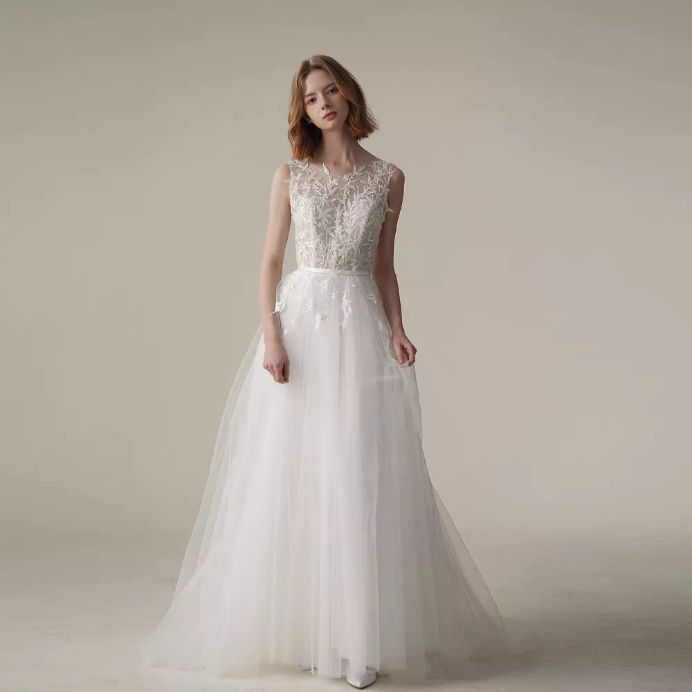 The Stella Wedding Bridal Tulle Gown