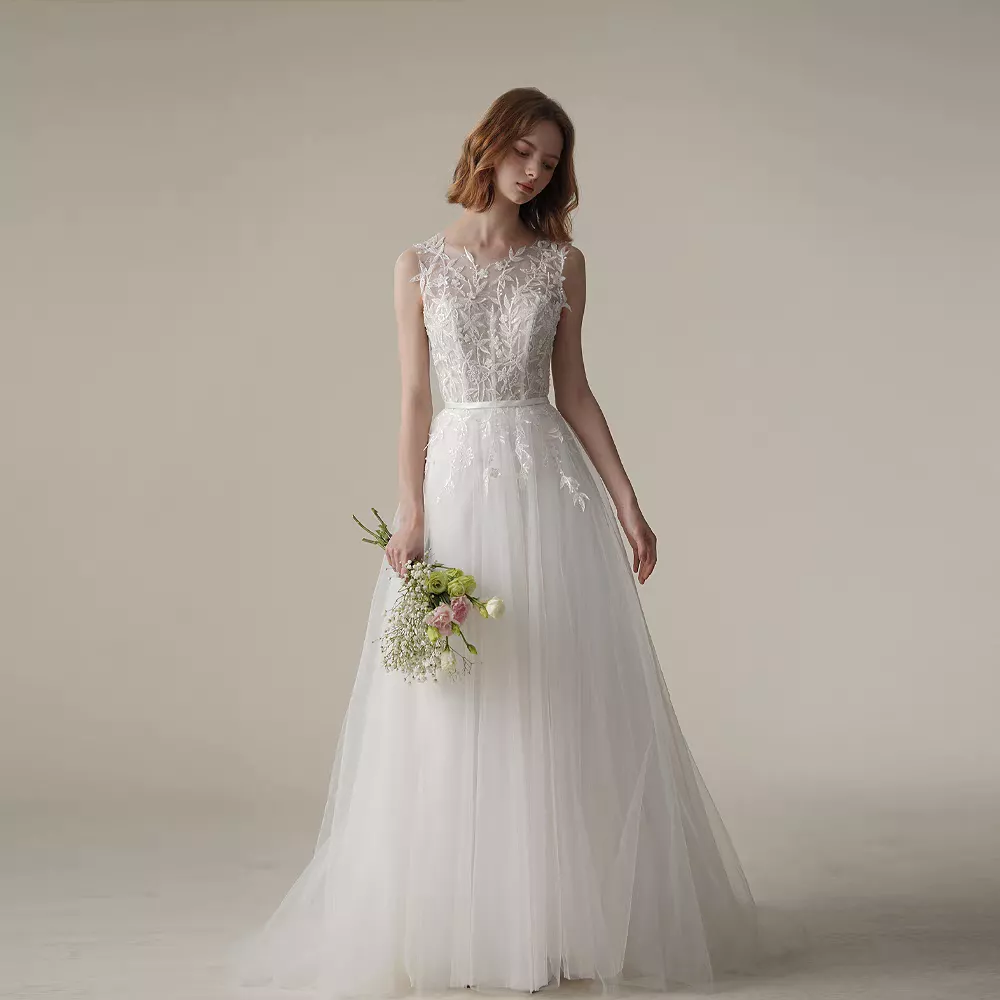 The Stella Wedding Bridal Tulle Gown