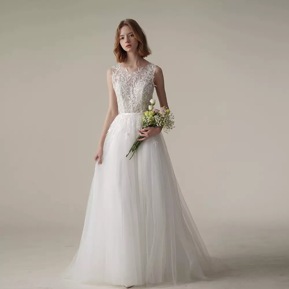 The Stella Wedding Bridal Tulle Gown