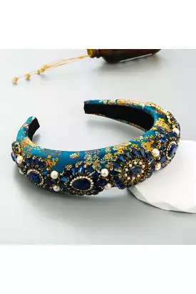 TOTALLY BARQOUE HEADBAND BLUE