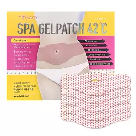 TTMARY Spa Gel patches 42℃ Slimming Fat Burn Diet Belly 5 pieces Sets