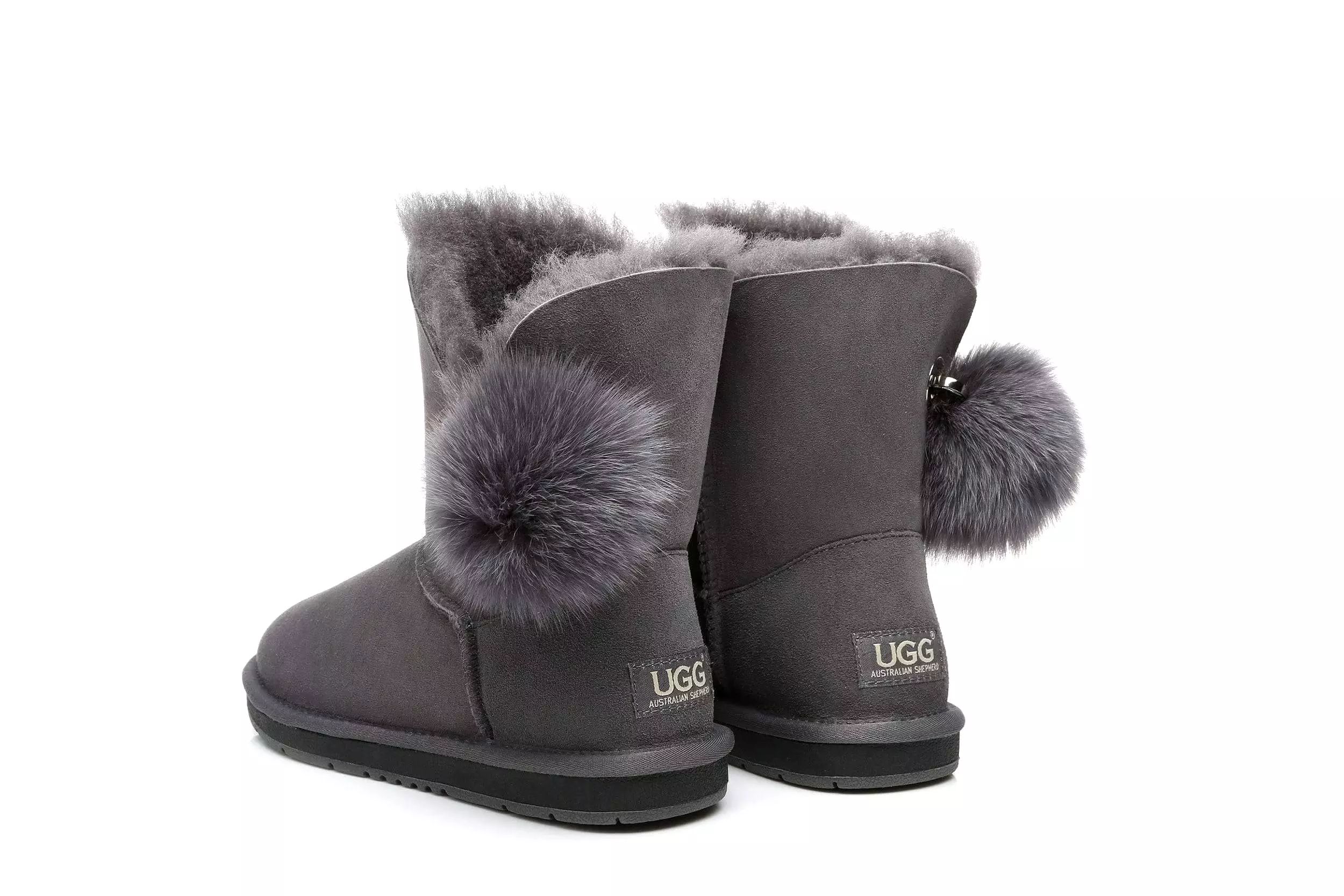 UGG Australian Shepherd Blakely Ladies Short Pom Pom Boots