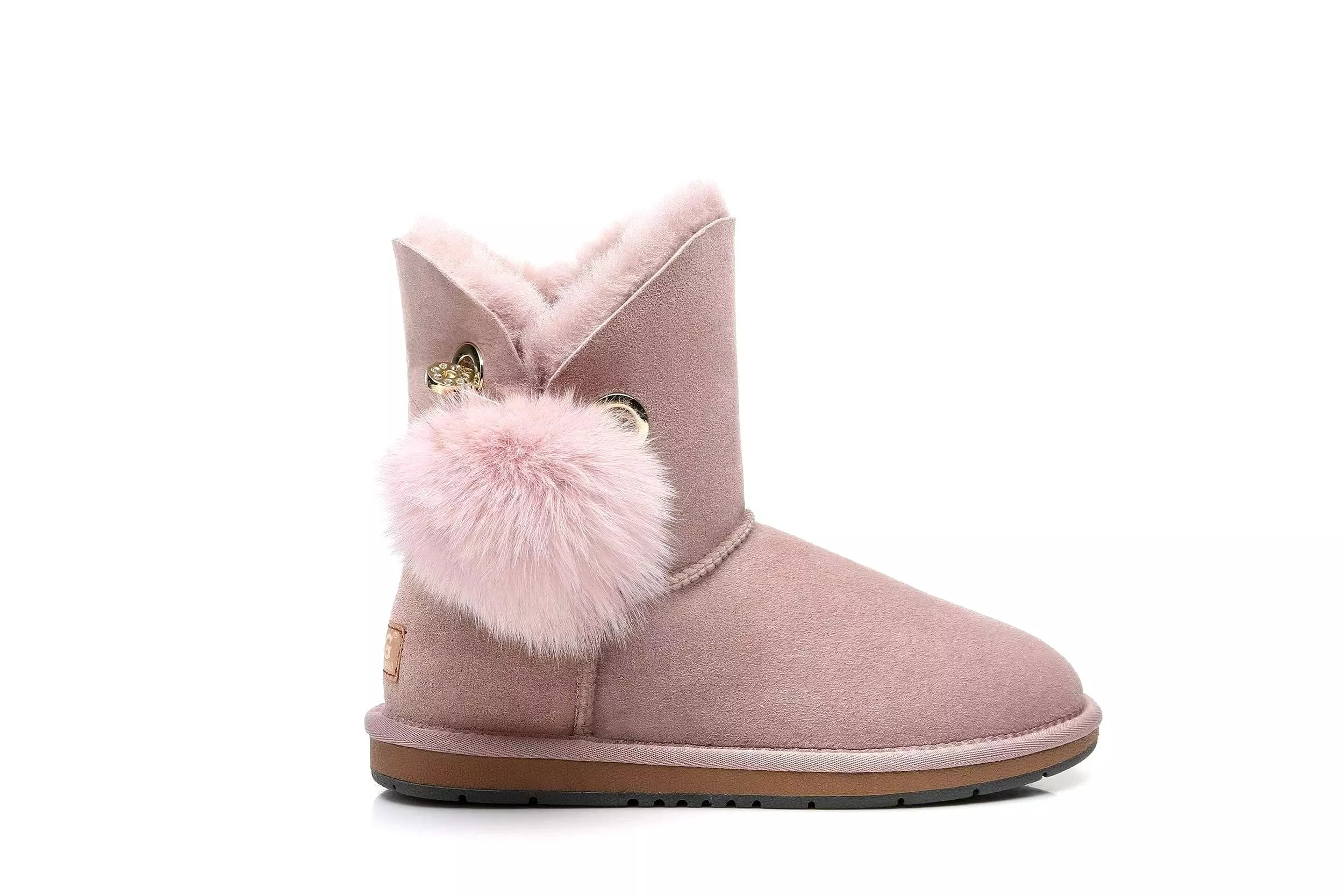 UGG Australian Shepherd Blakely Ladies Short Pom Pom Boots