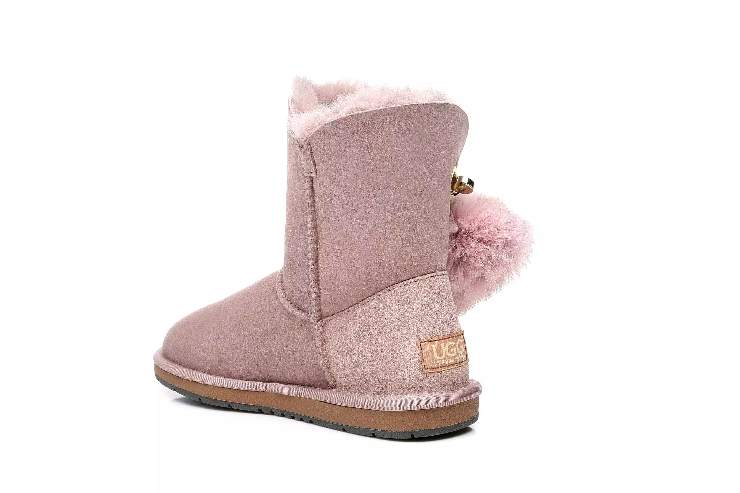 UGG Australian Shepherd Blakely Ladies Short Pom Pom Boots