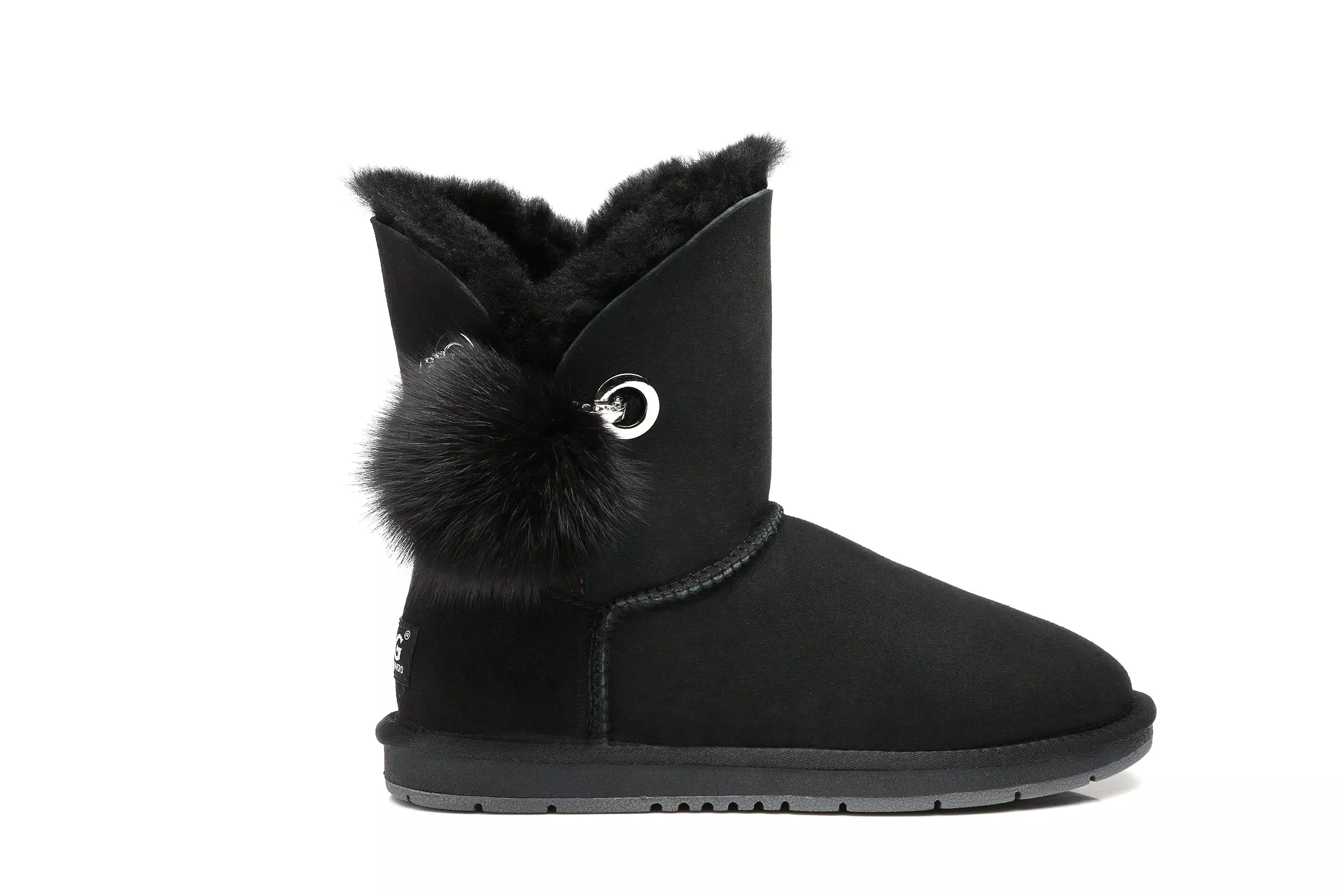 UGG Australian Shepherd Blakely Ladies Short Pom Pom Boots