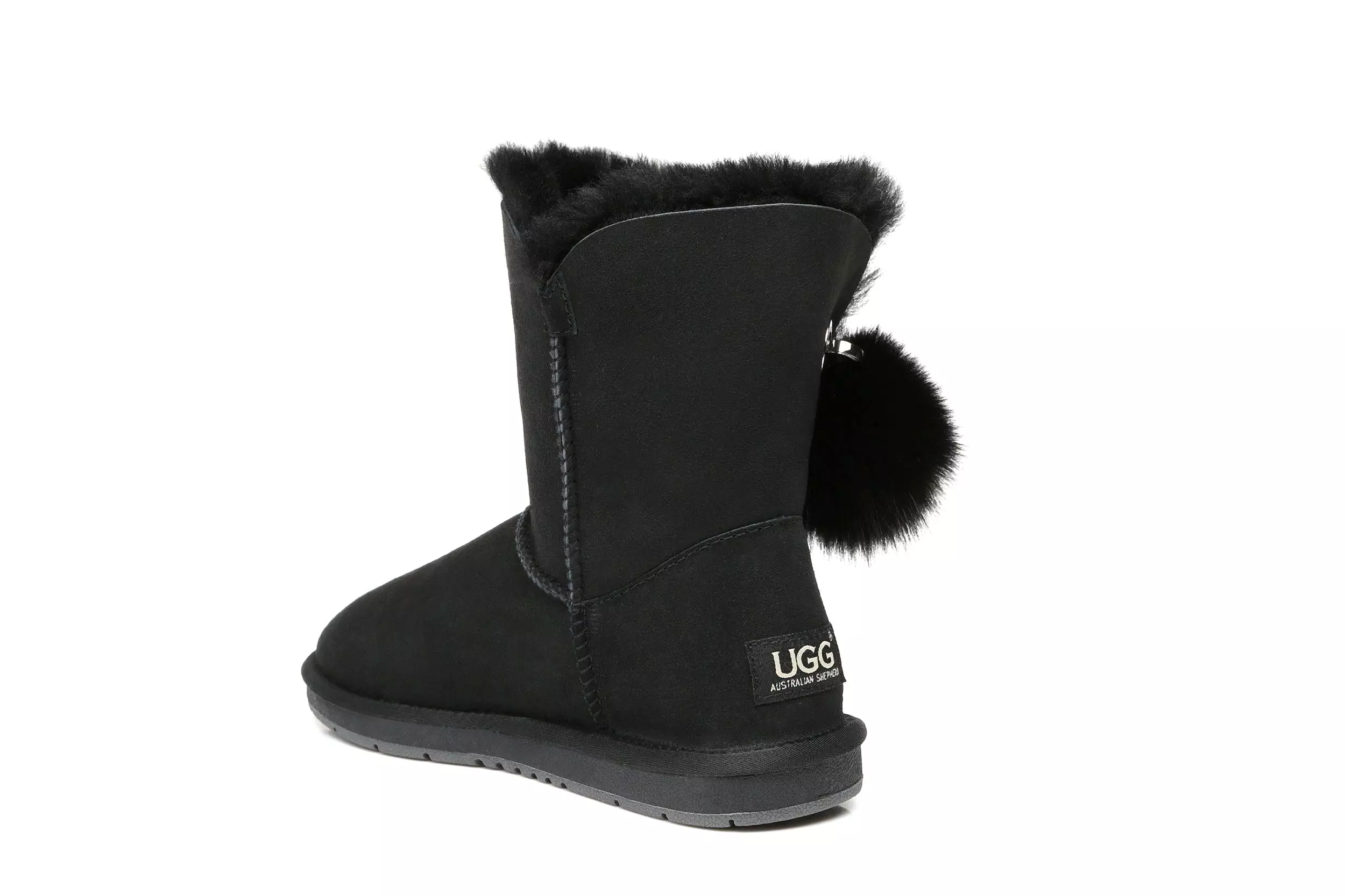 UGG Australian Shepherd Blakely Ladies Short Pom Pom Boots