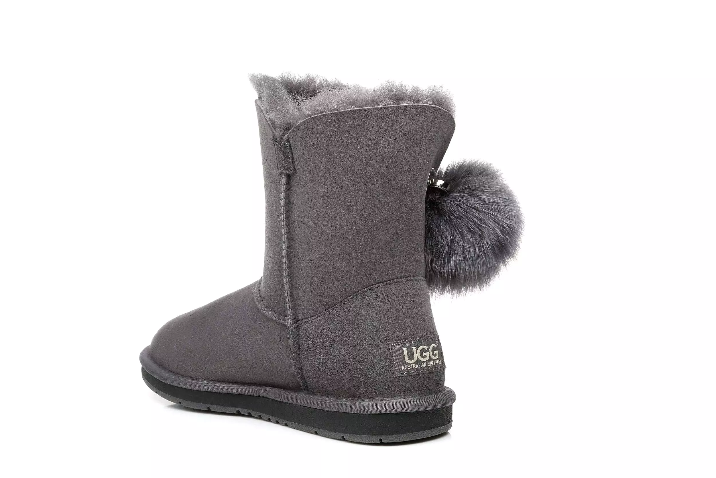 UGG Australian Shepherd Blakely Ladies Short Pom Pom Boots