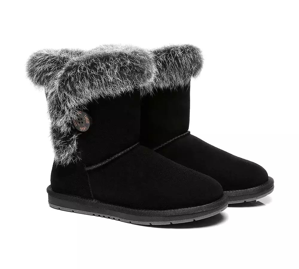 UGG Australian Shepherd Short Button Boots Donna