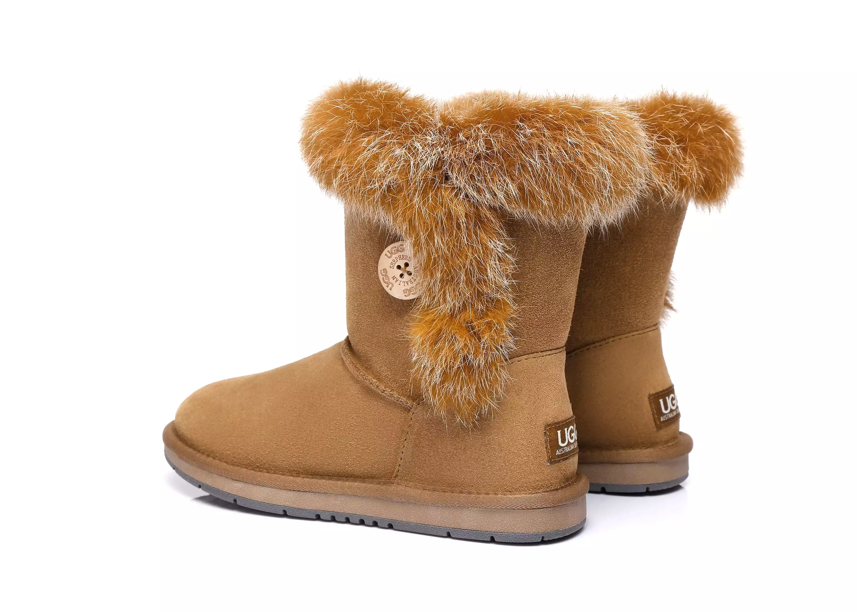 UGG Australian Shepherd Short Button Boots Donna