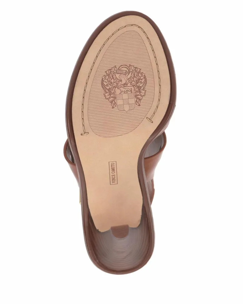 Vince Camuto FRINNAS WARM CARAMEL/COW DERBY