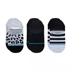 W Stance Life Leopard No Show Socks 3 Pack