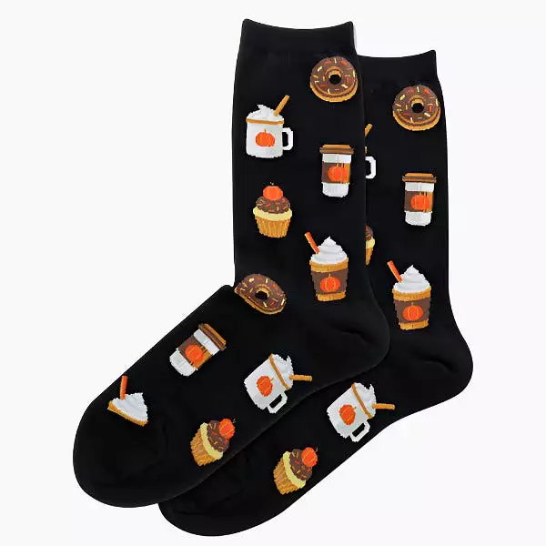 Women's Pumpkin Spice Crew Socks