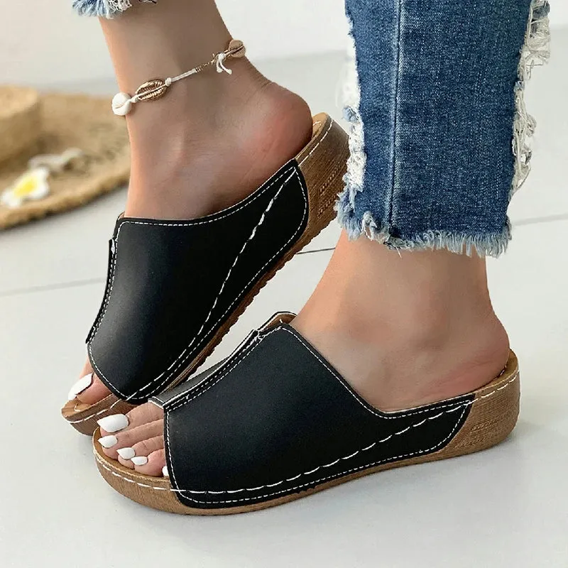 Women's Sandals Retro Non-Slip Footwear