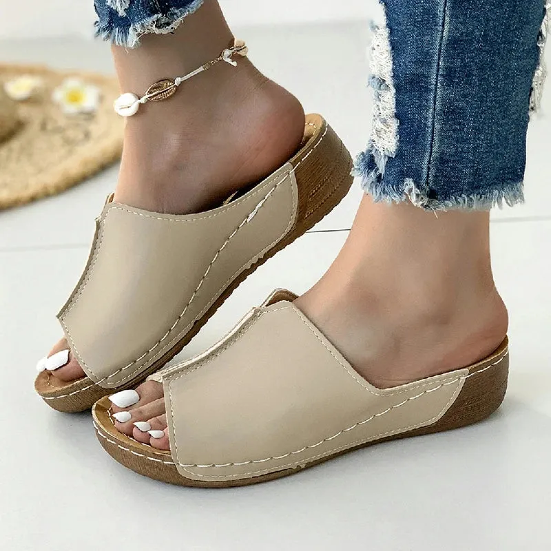 Women's Sandals Retro Non-Slip Footwear